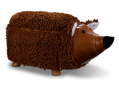 Hedgehog Storage Ottoman - Brown