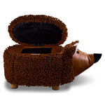 Hedgehog Storage Ottoman - Brown