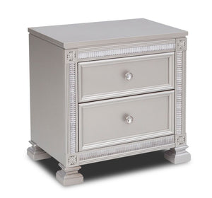 Henley Night Table - Silver
