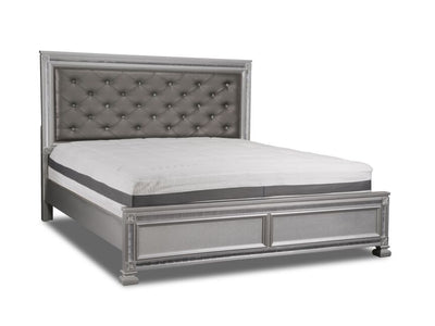 Henley 3-Piece King Bed - Silver