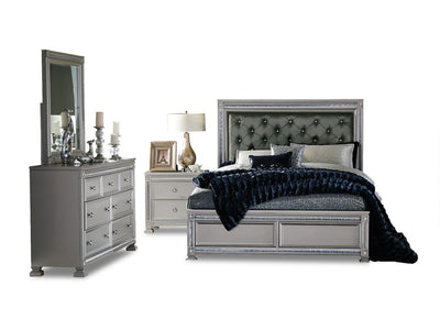 Henley 6-Piece King Bedroom Package - Silver