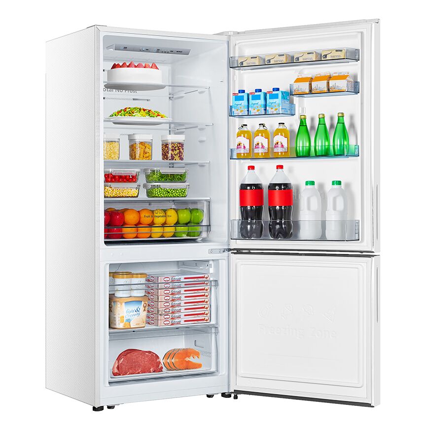 Hisense White 28" Counter Depth Bottom Mount Fridge (15 Cu.Ft