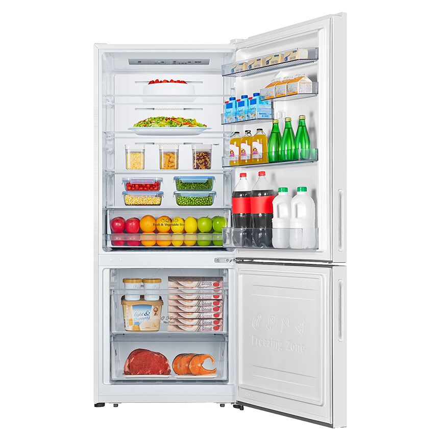 Hisense White 28" Counter Depth Bottom Mount Fridge (15 Cu.Ft.) - RB15A2CWE