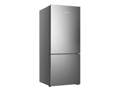 Hisense Fingerprint Resistant Titanium 28" Counter Depth Bottom Mount Fridge (15 Cu.Ft.) - RB15A2CSE