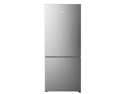 Hisense 28" 15 Cu. Ft. Fingerprint Resistant Titanium Counter-Depth Bottom-Freezer Refrigerator - RB15A2CSE