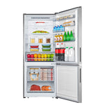 Hisense 28" 15 Cu. Ft. Fingerprint Resistant Titanium Counter-Depth Bottom-Freezer Refrigerator - RB15A2CSE