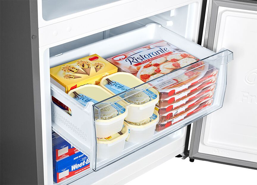 Hisense 28" 15 Cu. Ft. Fingerprint Resistant Titanium Counter-Depth Bottom-Freezer Refrigerator - RB15A2CSE