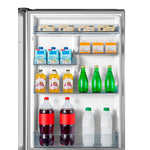 Hisense Fingerprint Resistant Titanium 28" Counter Depth Bottom Mount Refrigerator (15 Cu.Ft.) - RB15A2CSE