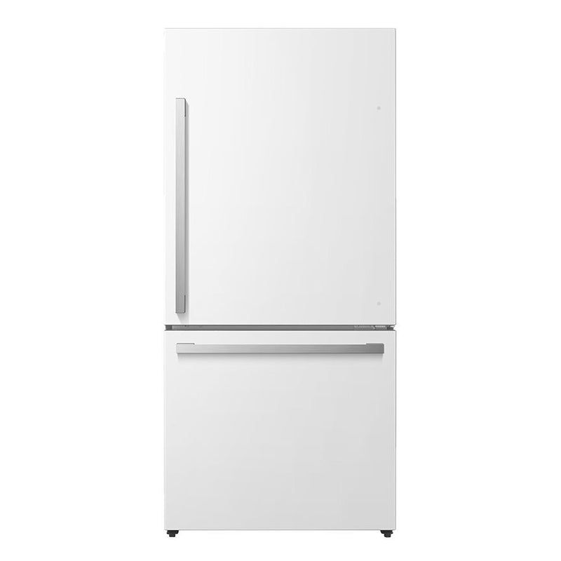 Hisense White 32" CounterDepth Bottom Mount Fridge (17 Cu.Ft