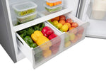 Hisense 30" 18 Cu. Ft. Fingerprint Resistant Silver Top-Freezer Refrigerator - RT18A2FSD