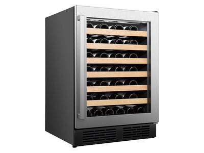 Hisense Stainless Steel Single Zone Freestanding or Built-In Wine Fridge 54 Bottle - HWS54029SS