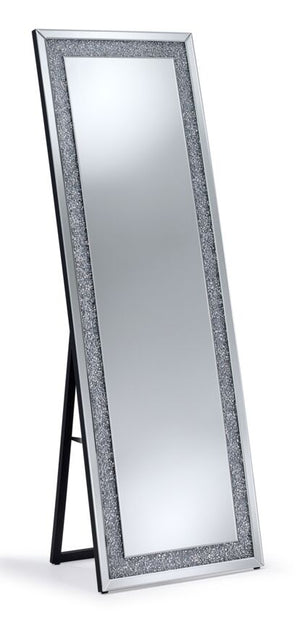 Hollywood Standing Mirror - Silver