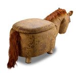 Horse Storage Ottoman - Yellow