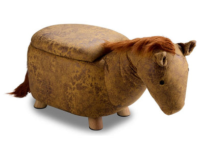 Horse Storage Ottoman - Yellow