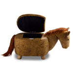 Horse Storage Ottoman - Yellow