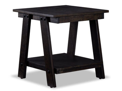 Huston End Table - Grey