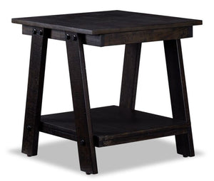 Huston End Table - Grey