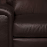 Icon Leather Sofa and Loveseat Set - Mocha