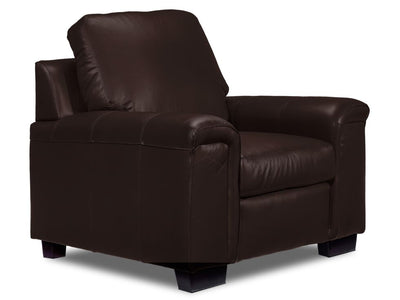 Icon Leather Chair - Mocha