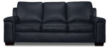 Icon Leather Sofa - Navy