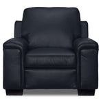 Icon Leather Chair - Navy