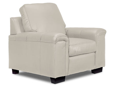 Icon Leather Chair - Cloud Grey