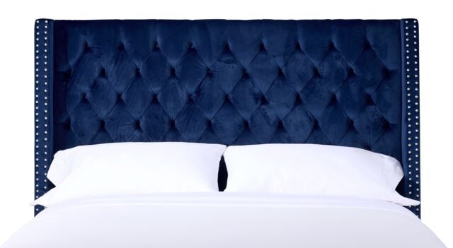 Jaden King Headboard - Navy