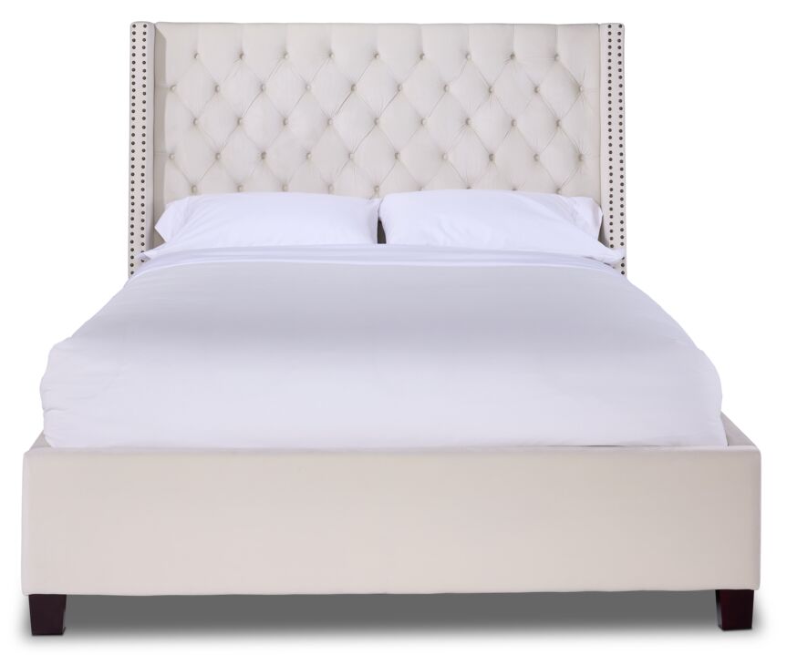 Jaden 3-Piece Queen Bed - Cream
