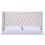 Jaden King Headboard - Cream
