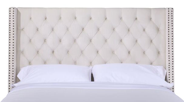 Jaden King Headboard - Cream