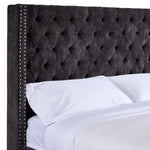 Jaden King Headboard - Brown