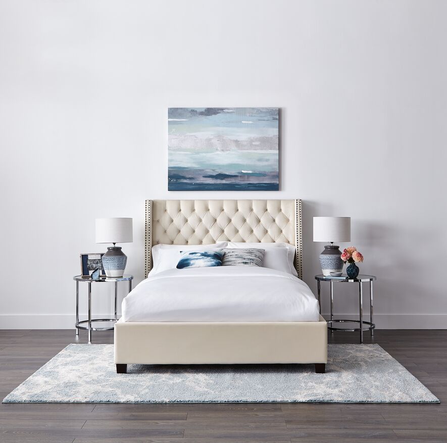 Jaden 3 Piece King Bed Cream Leon s