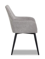Jayna Armchair - Black, Polo Club Stone
