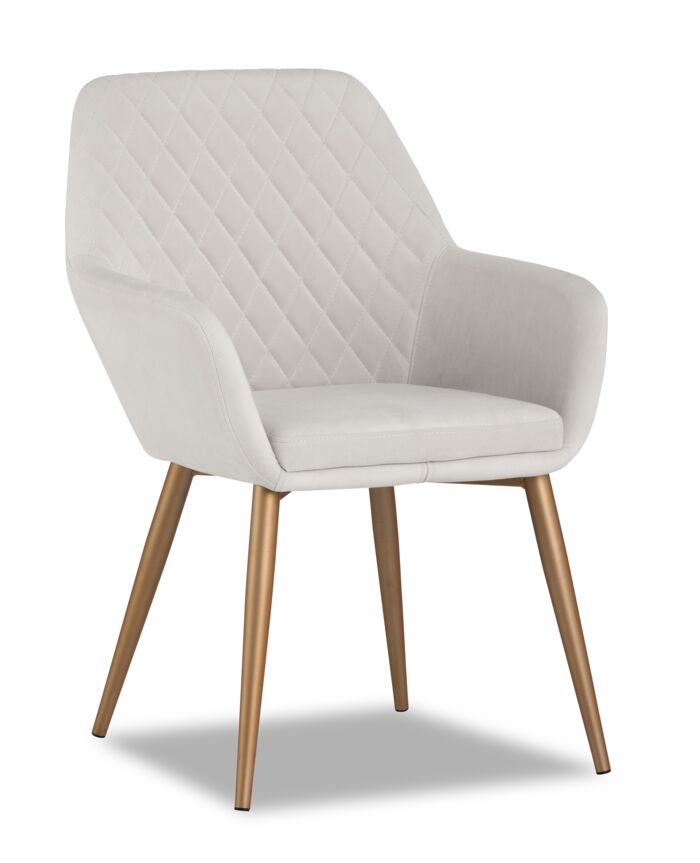 Jayna Armchair - Champagne Gold, Antonio Linen