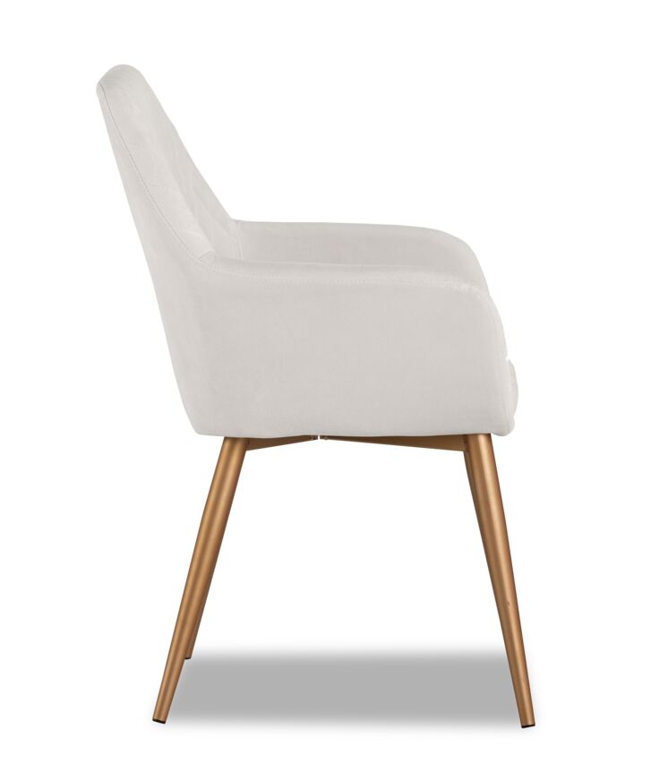 Jayna Armchair - Champagne Gold, Antonio Linen