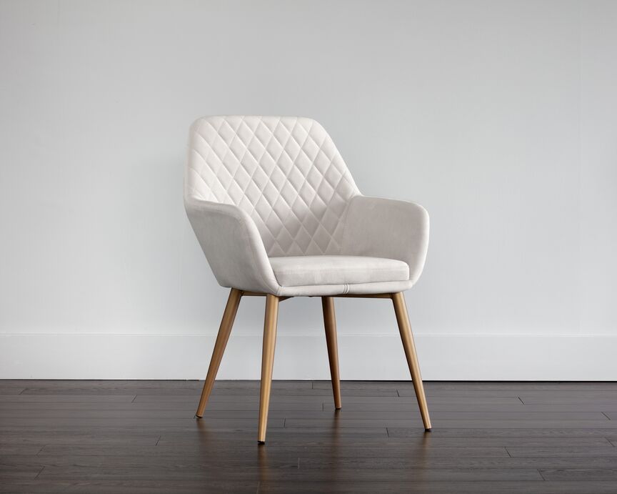 Jayna Armchair - Champagne Gold, Antonio Linen