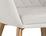 Jayna Armchair - Champagne Gold, Antonio Linen