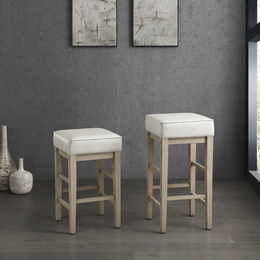 Jose Counter Height Stool - White