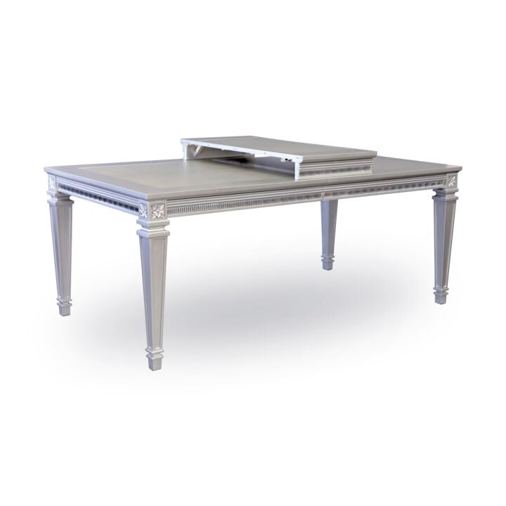 Jule Extendable Dining Table - Silver