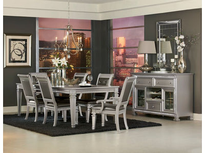 Jule 7-Piece Dining Set - Silver