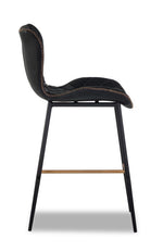 June Counter Height Stool - Antique Black