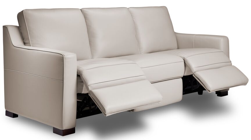 Karissa Power Reclining Sofa - White