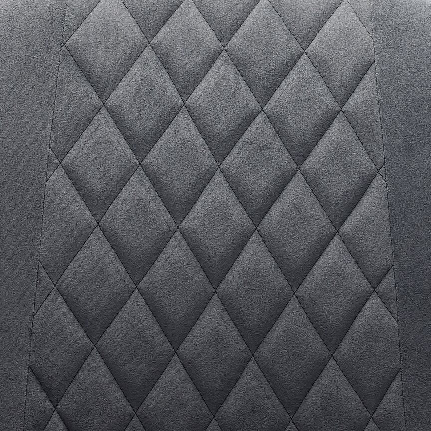 Kinsley Velvet Side Chair - Grey