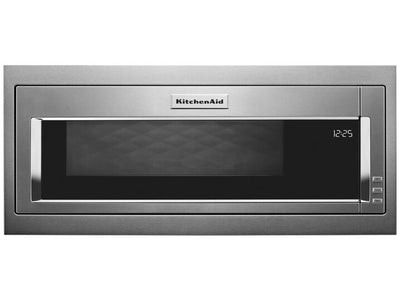 KitchenAid Stainless Steel Built-In Low Profile Microwave with Trim Kit (1.1 cu. ft.) - YKMBT5011KS