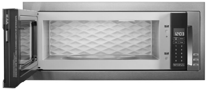 KitchenAid Stainless Steel Built-In Low Profile Microwave with Trim Kit (1.1 cu. ft.) - YKMBT5011KS