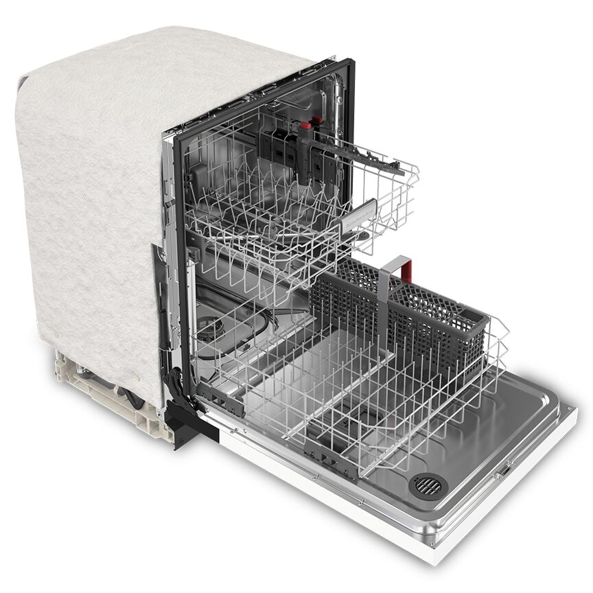 KitchenAid White Dishwasher with ProWash™ (47 dBA) - KDFE104KWH
