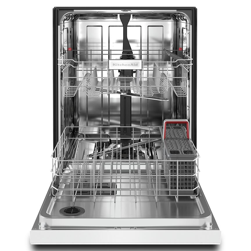 KitchenAid White Dishwasher with ProWash™ (47 dBA) - KDFE104KWH