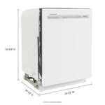 KitchenAid White Dishwasher with ProWash™ (47 dBA) - KDFE104KWH
