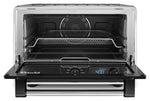 KitchenAid® Black Matte Digital Countertop Oven with Air Fry - KCO124BM