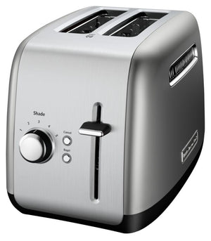 KitchenAid® Contour Sliver 2-Slice Toaster with Manual Lift Lever - KMT2115CU